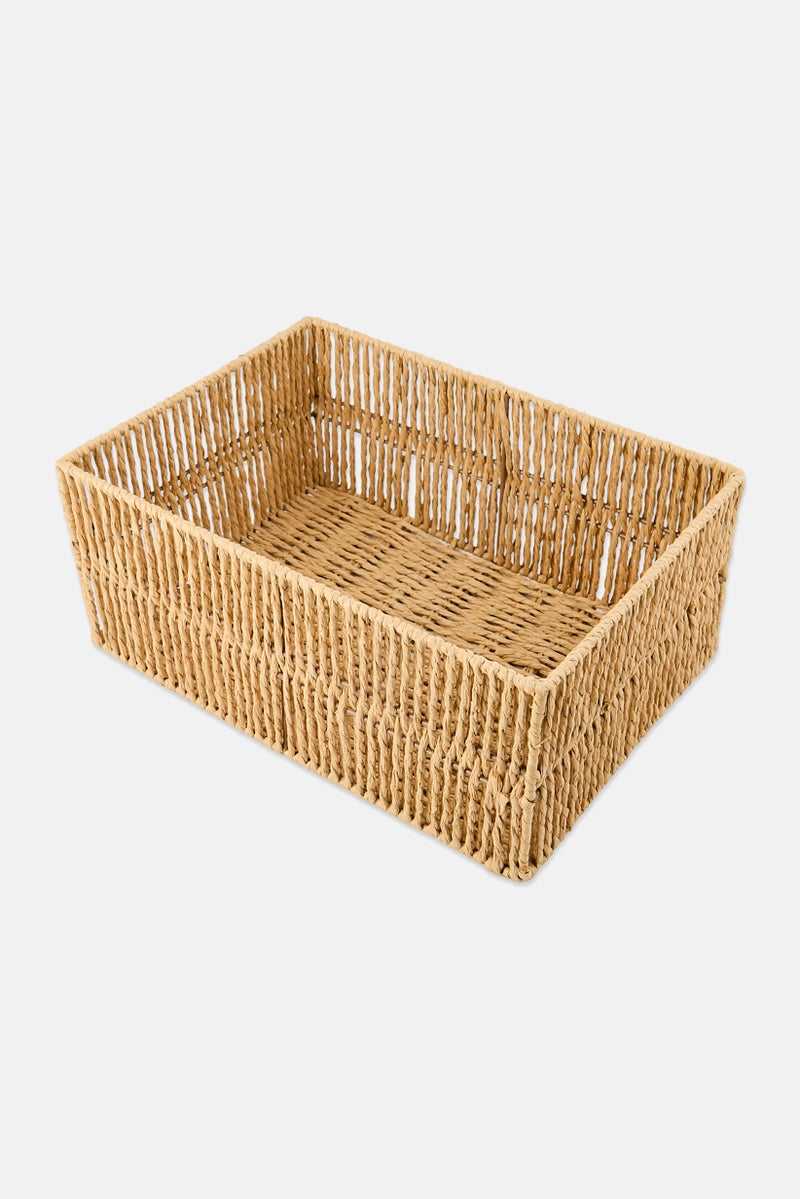 YOTO Paper Srope Storage Basket, Natural - Image 1