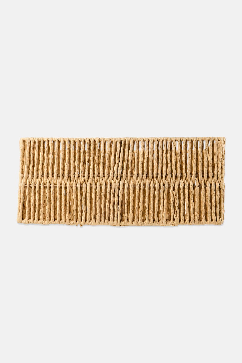 YOTO Paper Srope Storage Basket, Natural - Image 2