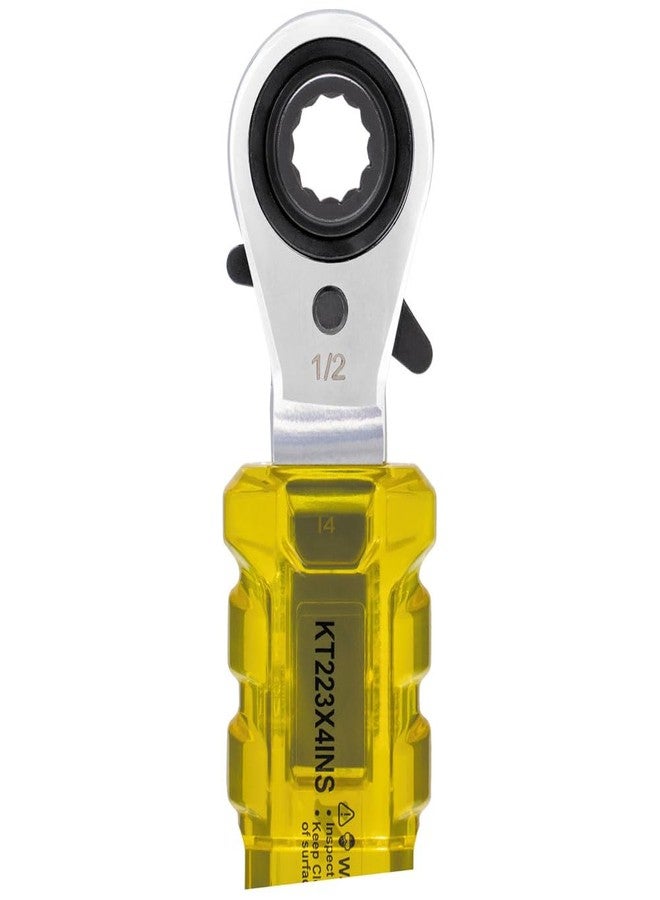 KLEIN TOOLS KT223X4-IN Lineman's Insulating 4-in-1 Box Wrench - Image 3