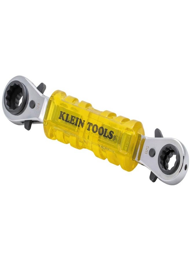KLEIN TOOLS KT223X4-IN Lineman's Insulating 4-in-1 Box Wrench - Image 2