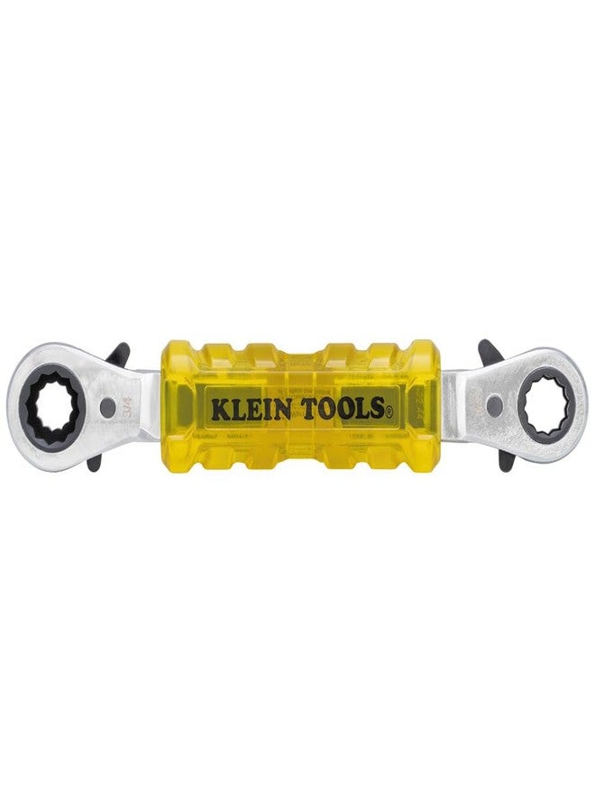 KLEIN TOOLS KT223X4-IN Lineman's Insulating 4-in-1 Box Wrench - Image 1