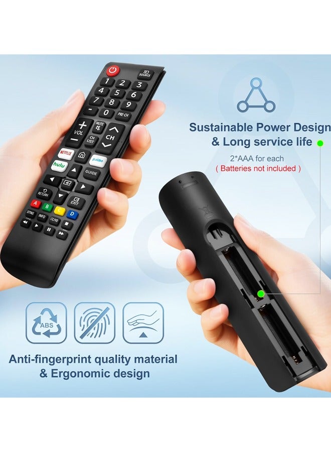 2 Pcs Replacement for Samsung TV Remote Control, Universal Remote for Samsung Smart TV Frame Crystal Series,BN59-01315A - Image 3