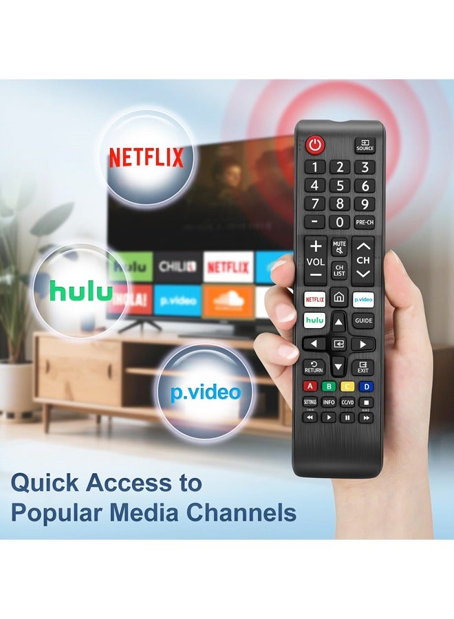2 Pcs Replacement for Samsung TV Remote Control, Universal Remote for Samsung Smart TV Frame Crystal Series,BN59-01315A - Image 5