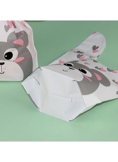 RTYY 50 Pack Candy Favor Bags Treat Bags for Kids,Goodie Bags for Kids,Cute Bear Printed Candy Bags for Boys Girls,Food Storage Bags Gift Wrapping Package for Baby Shower Bridal Shower Holiday Party Birthday Party  - Image 5