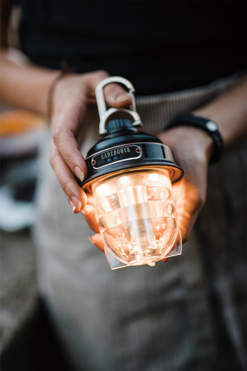 Barebones Beacon Hanging Light – Antique Bronze, Rechargeable LED Camping Lantern with Adjustable Brightness – Weatherproof Vintage-Style Hanging Lantern for Outdoor Adventures and Year-Round Use - Image 5