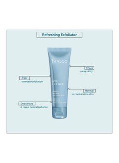 Thalgo Refreshing Exfoliator - Energizing Face Scrub With Diatomaceous Earth & Almond Shell For Oily Skin - 50Ml  - Image 3