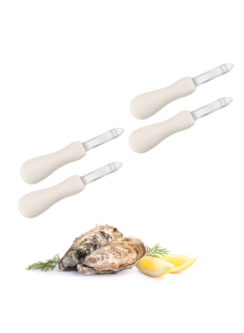 نيبمينينت Oyster Shucking Knife, 8 Pack Knife Shucker Set Clam Seafood Opener Tools - Image 1