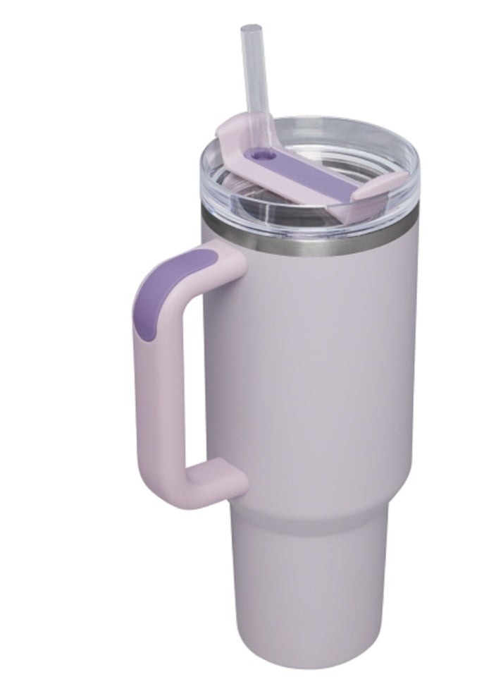 Stanley Replacement Lid for 40 oz Quencher H2.0 FlowState Tumbler (Orchid) - Splash-Resistant Cover - Image 3