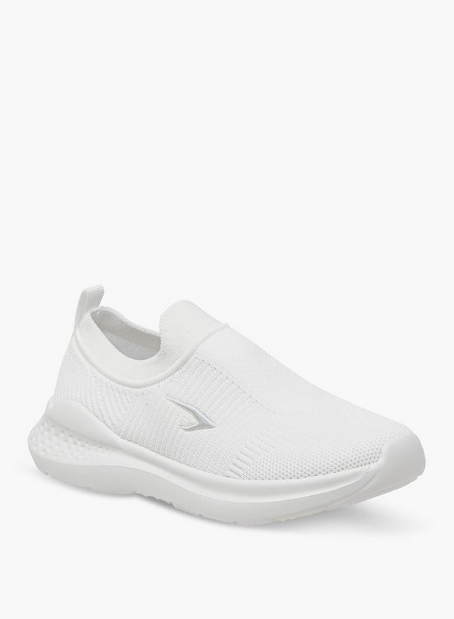 Dash Textured Slip-On Sports Shoes with Pull Tab  - Image 2