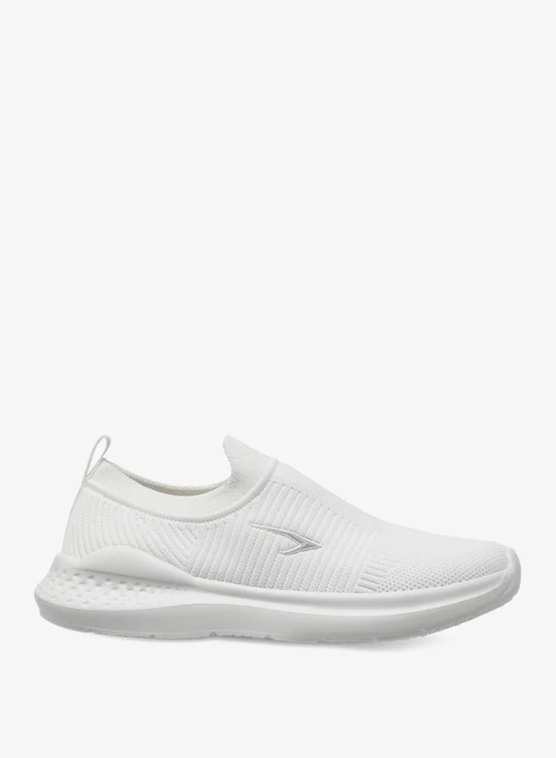 Dash Textured Slip-On Sports Shoes with Pull Tab