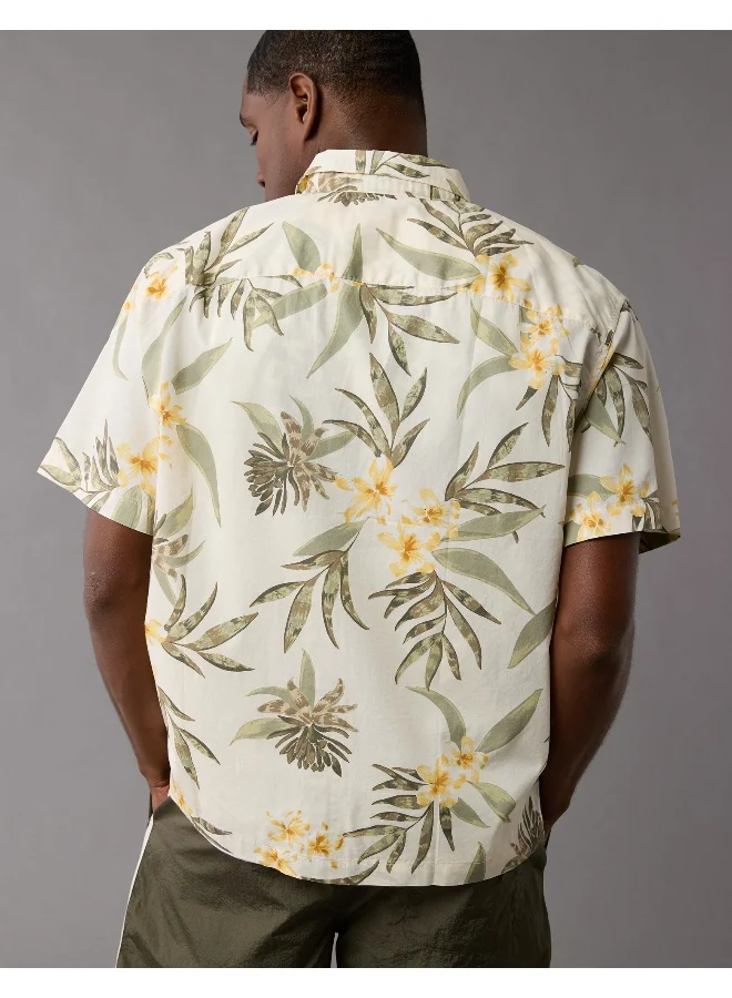 امريكان ايجل Tropical Print Regular Fit Poolside Shirt