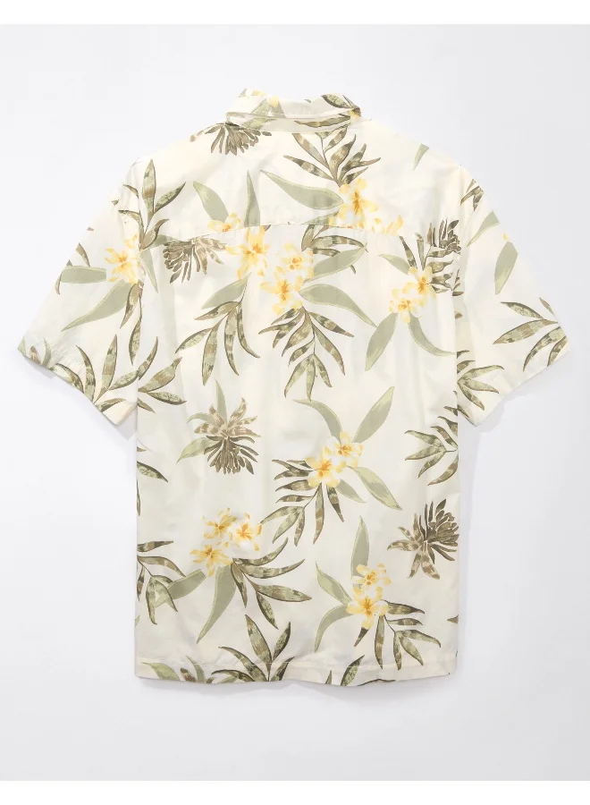 امريكان ايجل Tropical Print Regular Fit Poolside Shirt