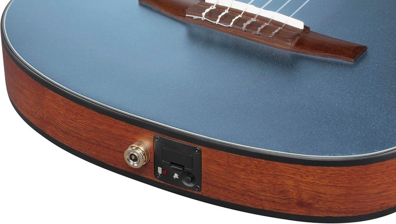 ايبانيز غيتار إيبانيز FRH10N-IBF الكهربائي الكلاسيكي، لون أزرق نيلي معدني مسطح - Image 5