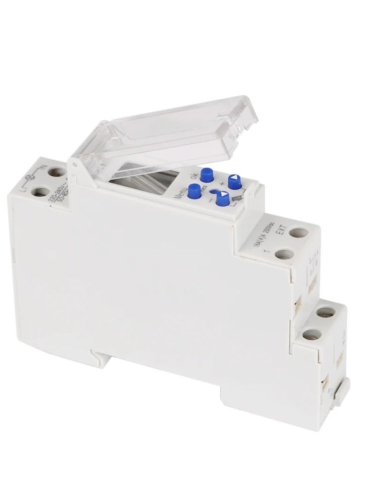 SINOTIMER TM610-2 220V 18mm Width Weekly Programmable Digital Timer Switch - Image 2