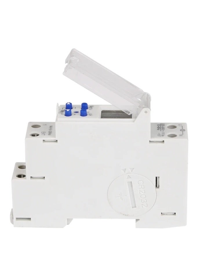 SINOTIMER TM610-2 220V 18mm Width Weekly Programmable Digital Timer Switch - Image 3