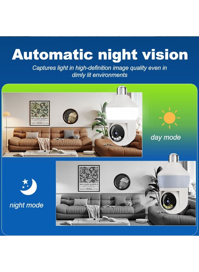 Generic Sight Bulb Pro Security Camera with 80 Watt Equivalent LED Light, Two Way Talk, HD Video WiFi Smart Camera, Perfect for Indoor Outdoor Night Vision Motion Detection - Image 5