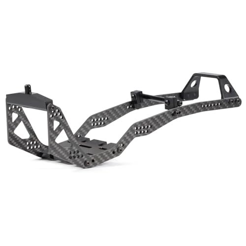 ZMHOBBY Carbon Fiber 110 LCG Chassis and Links Kit Capra Battery on Axle Servo Mount Chassis Brace Power Wagon Cab Body Mount Chassis Kit - Image 1