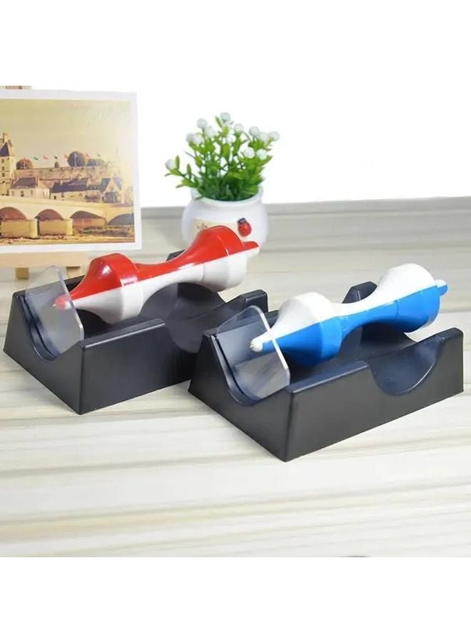 Red Magnetic Levitating Gyro Perpetual Motion No Battery Educational Science Home Decor Birthday Gift - Image 2