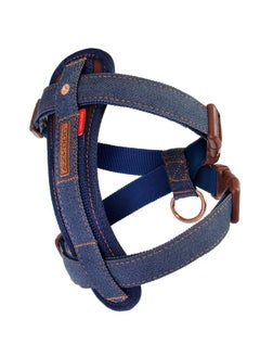 Premium Chest Plate Custom Fit NoPull Padded Comfort Dog Harness  Perfect For Training, Walking, And Control  Includes Car Restraint Attachment (Small, Denim) - pzsku/Z38456B3D5CF5381A328EZ/45/_/1726220369/7cae2eb8-7b44-48c1-a6a9-ea9f1c080d34