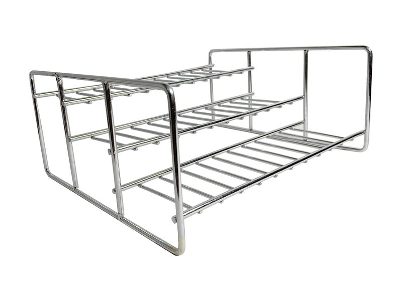 JUGTE 3-Tier Step Standing Rack Stainless Steel Kitchen Cabinets Storage Racks Step for Kitchen Storage Countertop Display Shelf Organizer Condiment Shelf Rack (Small 28 x 24 x 12 cm) - Image 5