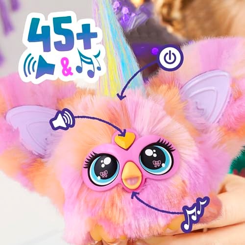 Furby Furblets Fierce & Fabulous 2 Pack, Greenie-Meanie & May-May with 45 Sounds Each, Electronic Plush Toys for Girls & Boys, Christmas Stocking Stuffer Gifts, Ages 6+ (Amazon Exclusive) - Image 3