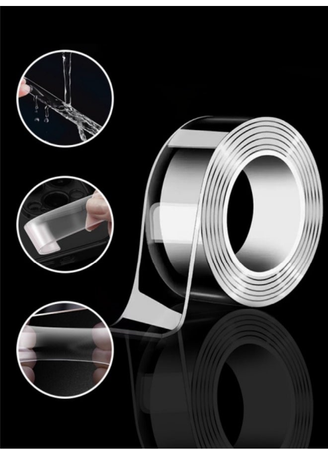 Healife Heavy-Duty Double-Sided Nano Tape - 3 Meters, Reusable & Traceless for Home, Office, and DIY Projects - Image 1