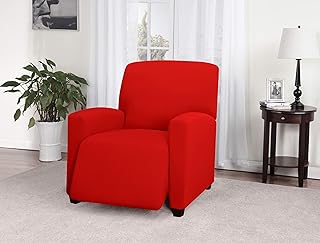 Madison Madison Jersey Recliner Slipcover, Large, Red  - Image 1