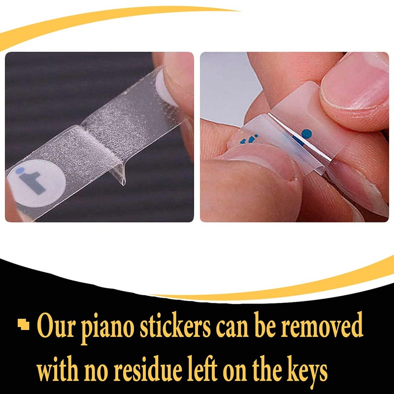 Palap Piano Stickers Labels for 37, 49, 54, 61, 88 Keys Keyboard, Piano Removable Stickers - Image 4