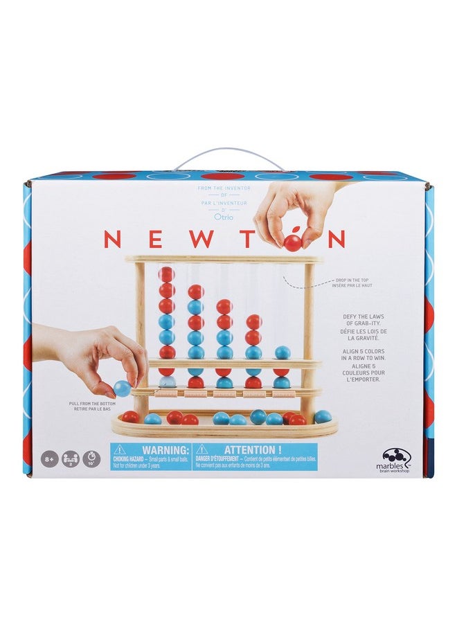 SPIN MASTER - Marbles Otrio Wood Strategy-Based Board Game For Adults, Families And Kids Ages 8 & Up 16.1-Inch L X 15.9-Inch W X 2.5-Inch H - Image 1