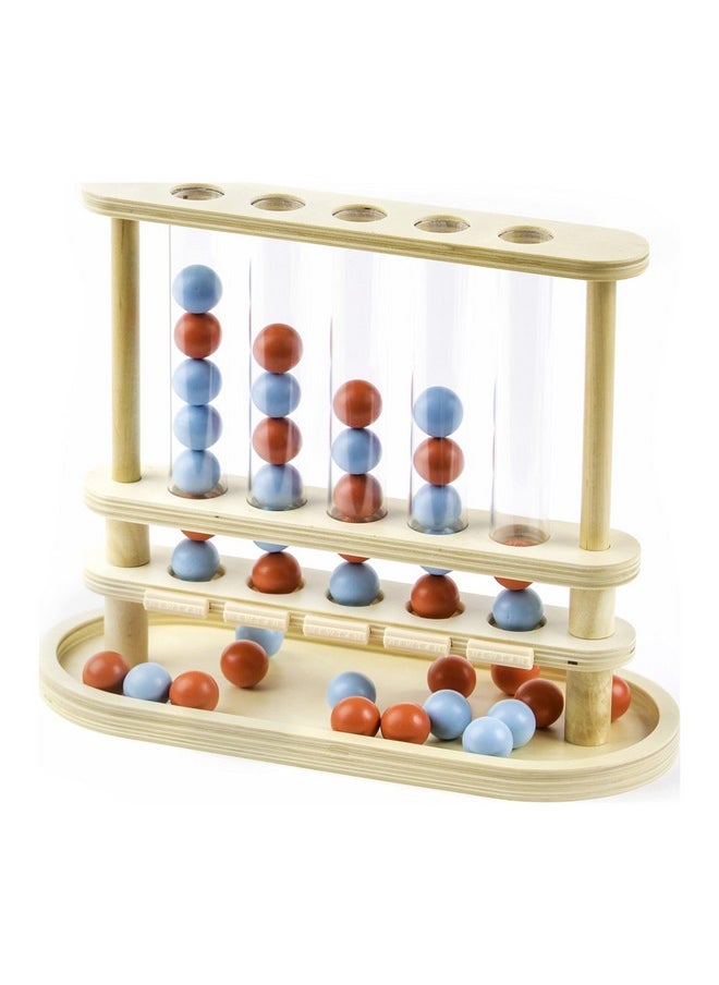 SPIN MASTER - Marbles Otrio Wood Strategy-Based Board Game For Adults, Families And Kids Ages 8 & Up 16.1-Inch L X 15.9-Inch W X 2.5-Inch H - Image 1
