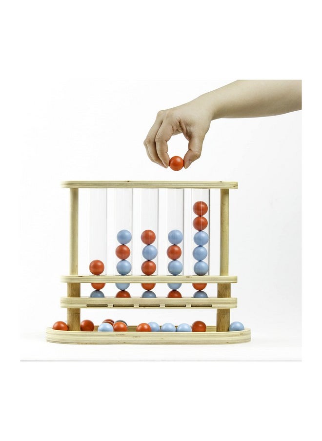SPIN MASTER - Marbles Otrio Wood Strategy-Based Board Game For Adults, Families And Kids Ages 8 & Up 16.1-Inch L X 15.9-Inch W X 2.5-Inch H - Image 1