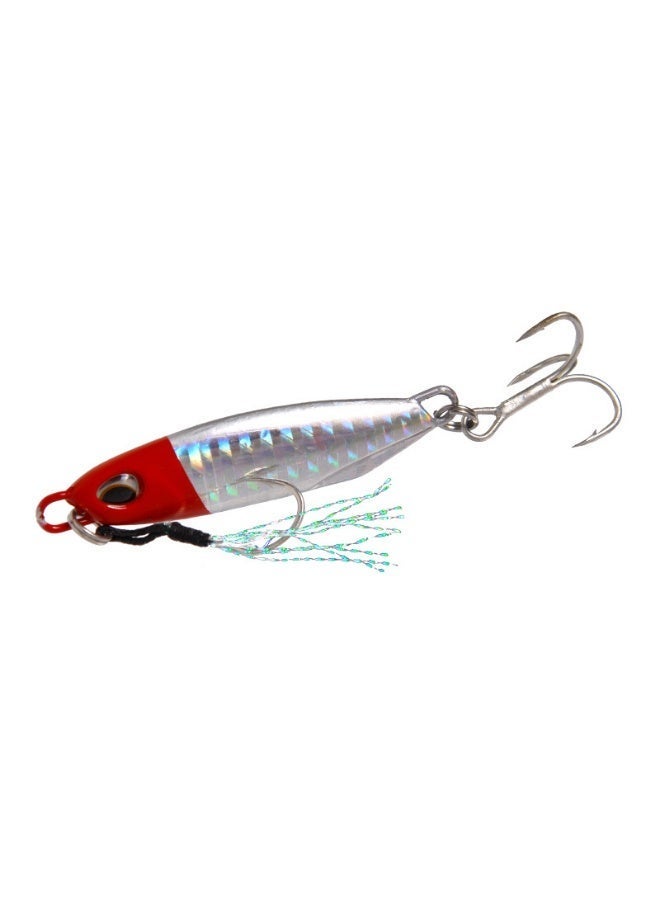 Five hard lures per pack, 3D eye minnow-type lures, crank-type lures, suitable for near-shore and long-distance casting, bottom fishing for grouper, bottom trident hook, easier to catch fish. (32g) Mixed colors. - Image 5