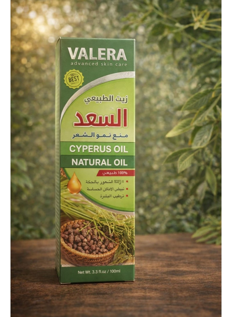 Valera Natural Cyperus Oil, Hair Growth Inhibitor, 100ml - Image 2