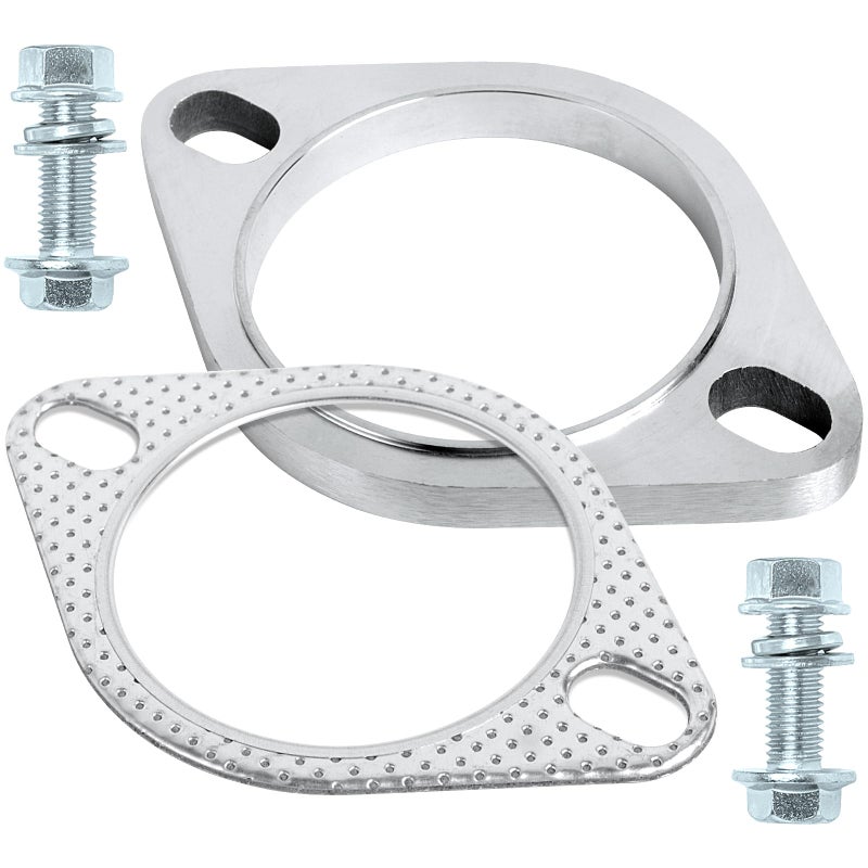 PALOZO Stainless Steel Exhaust Flange Connection Kit 2 Bolt 3 inch76mm Exhaust Flange Gasket Connection Set with Bolts and Nuts - Image 3