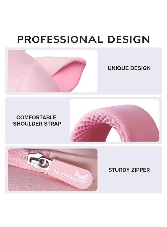 Nohoo 3D Cute Peppa Kids School Bag/Activity Bag 10" - Pink - Image 3