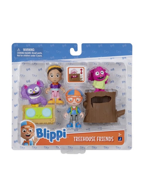 Multipack Treehouse Friends Includes Meekah Scratch And Patch Toy Figures For Children And Toddlers Ages 2+