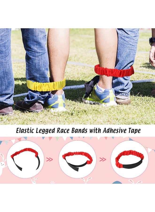 Lumiparty 23 Packs Easter Outdoor Party Games for Kids Potato Sack Race Jumping Bags with Legged Race Bands, Egg and Spoon Race，Toss Game and Stickers, Outdoor Games for Easter Eggs Hunt,Easter Party Supplies - Image 5