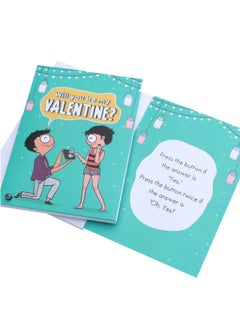 Oye Happy Oye Happy - Proposal Light Card- Adorable Card for Girlfriend/Boyfriend/Fiance to Gift on Valentine Day 