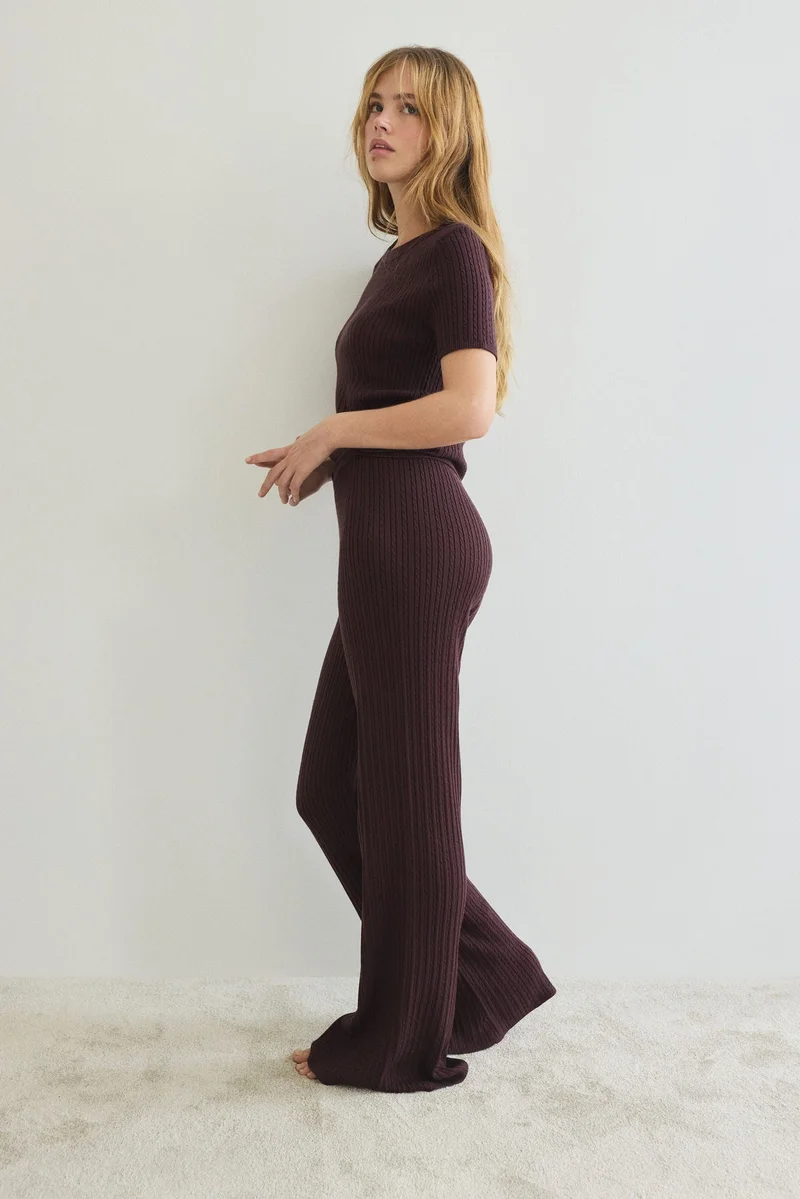 H&M Cable-knit trousers