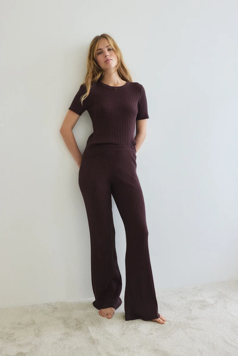 H&M Cable-knit trousers