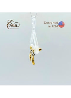 8 x 6 Oval Lace Pearl Drop Gold | Stainless Steel | 18K Gold Plated - pzsku/Z3846355CCBD6214E9128Z/45/_/1738405964/8a03cf1d-8336-49cd-be3d-dcd4774ce8ff