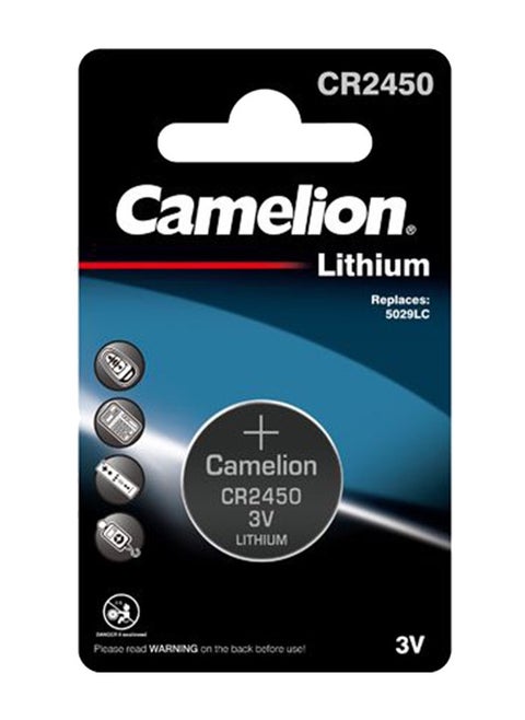 Camelion CR2450 Lithium Button Cell Silver