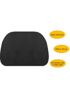 AGC Ergonomic Neck Support Cushion for Driving & Travel Memory Foam Car Headrest Pillow - Breathable Fabric, Adjustable Strap, Universal Fit for Cars, Office Chairs & Home HC-1012 Black - pzsku/Z38465BA4A39EE13891FBZ/45/1741171029/b000e3c3-2ea5-458d-bd2e-706ab9c34584