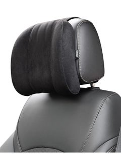 AGC Ergonomic Neck Support Cushion for Driving & Travel Memory Foam Car Headrest Pillow - Breathable Fabric, Adjustable Strap, Universal Fit for Cars, Office Chairs & Home HC-1012 Black - pzsku/Z38465BA4A39EE13891FBZ/45/1741171126/1c621257-c716-43a6-9d76-97a40adb1592