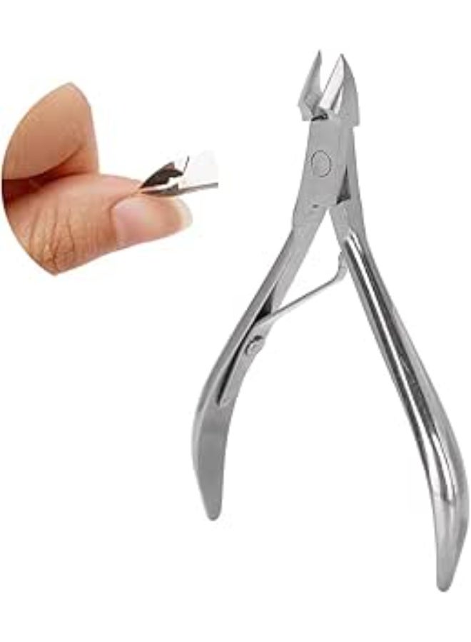 Metal Nail Cuticle Trimmer with Cuticle Pusher and Cutter, 1 Pcs Professional Cuticle Remover Tool , Cuticle Cutter Set, Cuticle Nippers, Cuticle Clippers for Women, Manicure Pedicure Tool - Image 3