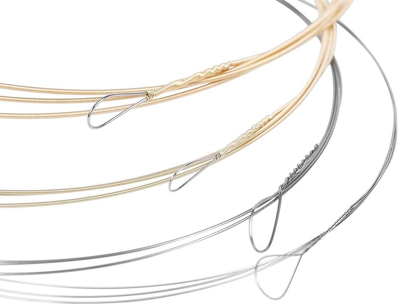 Alice Banjo Strings 4 String, 3 Sets Banjo String 09-30 Well Balanced Tone with Silver-Plated Copper Alloy Wound Strings - Image 5