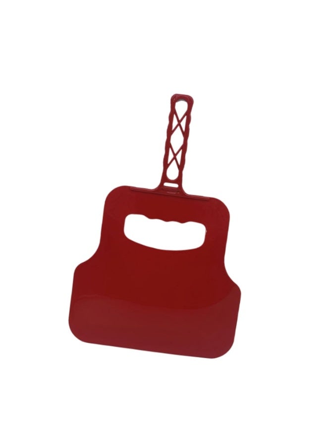 Home Care مروحة يدوية للشواء - منفاخ هواء للشواء اليدوي للشوايات الفحم، نيران المخيم والطهي في الهواء الطلق | مروحة طهي محمولة للتحكم السهل في النار، أداة خفيفة الوزن للحدائق والساحات (أحمر) - Image 1