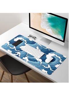 Large Mouse Pad 900*400mm Size,Anti-Skid Gaming Mouse Pad Office Desk Mat Desk Pad for Computers Laptop Blue/White - pzsku/Z3846E15DF7749064F8D6Z/45/_/1714123843/8d06e5a5-c2d5-4ab0-9e8e-d02dd532000a