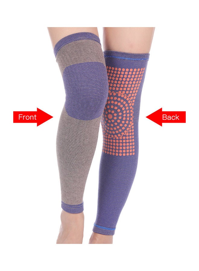 NIBEMINENT Winter Warm Knee Brace Pads Self Heating Sleeve Thermal Leg Warmer Sports Protector L 24*2*15cm - Image 5