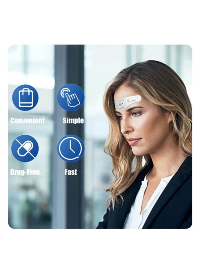 جهاز دريمات TENS، أداة كهربائية لتخفيف الصداع والشقيقة، مساج مساعد على النوم بتقنية الميكروكهرباء لأعراض الإرهاق - Image 4